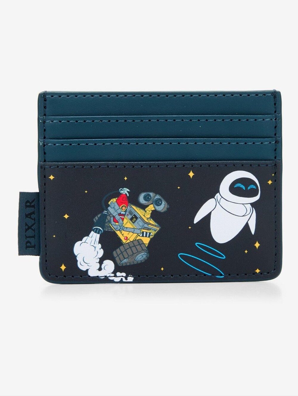 Loungefly Pixar WALL•E & EVE Black Cardholder NWT